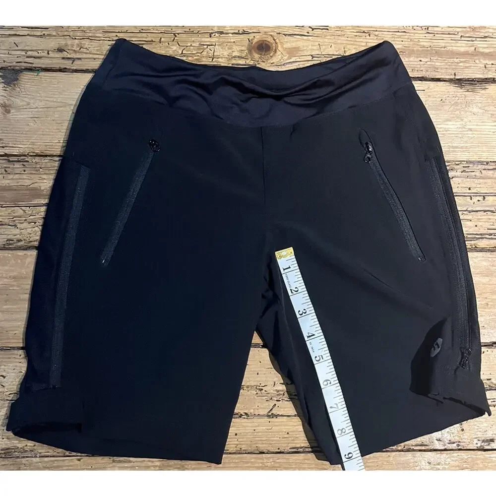Eleven Pine Mens Size S Black Biker Shorts NWOT